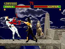 Mortal Kombat gameplay screen shot