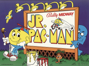 Jr. Pac-Man promotional flyer