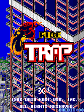Fire Trap title screen