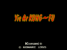 Yie Ar Kung Fu title screen