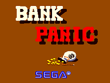 Bank Panic title screen