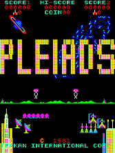 Pleiades title screen