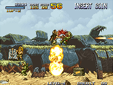 Metal Slug gameplay screen shot