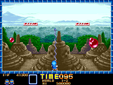 Super Pang gameplay screen shot