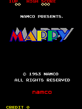 Mappy title screen