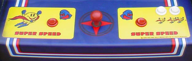 Super Pac-Man control panel