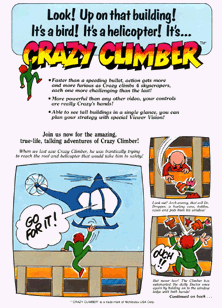Crazy Climber promotional flyer