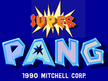 Super Pang title screen