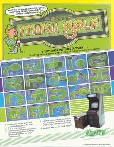 Mini Golf promotional flyer