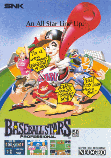 Baseball Stars Professional promotional flyer
