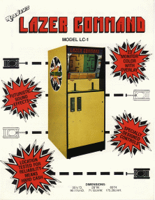 Lazer Command promotional flyer