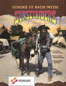 Sunset Riders promotional flyer