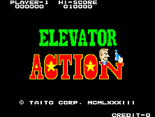 Elevator Action title screen