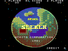 Space Seeker title screen
