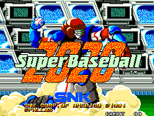 2020 Super Baseball title screen