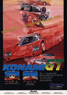 Konami GT promotional flyer
