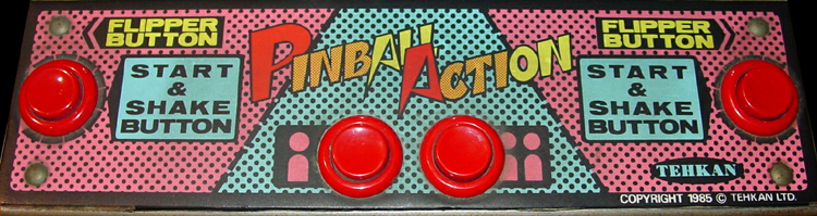 Pinball Action control panel