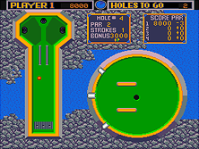 Mini Golf gameplay screen shot
