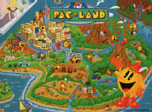 Pac-Land promotional flyer