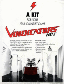 Vindicators Part II promotional flyer