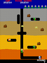 Dig Dug gameplay screen shot