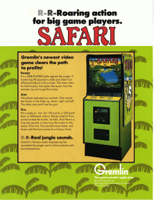 Safari promotional flyer