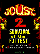 Joust II - Survival of the Fittest title screen
