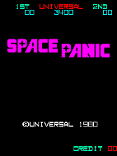 Space Panic title screen