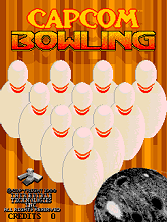 Capcom Bowling title screen