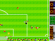 Tehkan World Cup gameplay screen shot