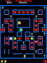 Super Pac-Man gameplay screen shot