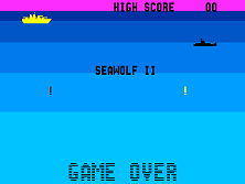 Sea Wolf II title screen
