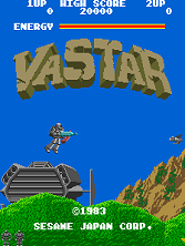 Vastar title screen