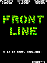 Front Line title screen