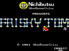 Frisky Tom title screen