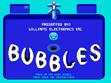 Bubbles title screen