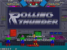 Rolling Thunder title screen