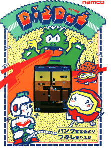 Dig Dug promotional flyer