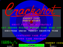 Crackshot title screen