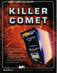 Killer Comet promotional flyer
