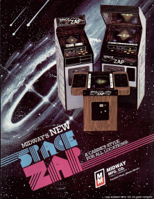Space Zap promotional flyer