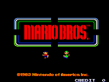 Mario Bros. title screen