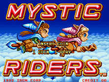 Mystic Riders title screen