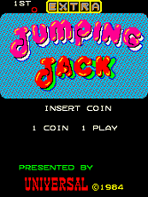 Jumping Jack title screen