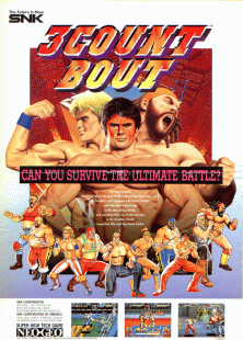 3 Count Bout (Fire Suplex) promotional flyer