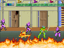 Teenage Mutant Ninja Turtles gameplay screen shot