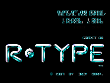 R-Type title screen