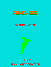 Funky Bee title screen