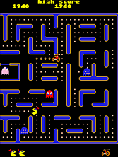 Jr. Pac-Man gameplay screen shot