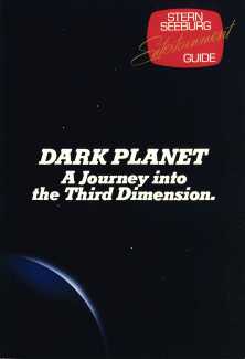 Dark Planet promotional flyer